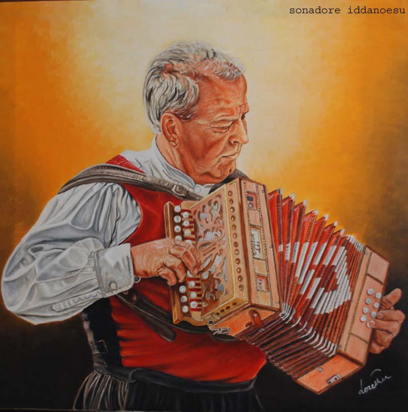 Suonatore di organetto di Villanova Monteleone
