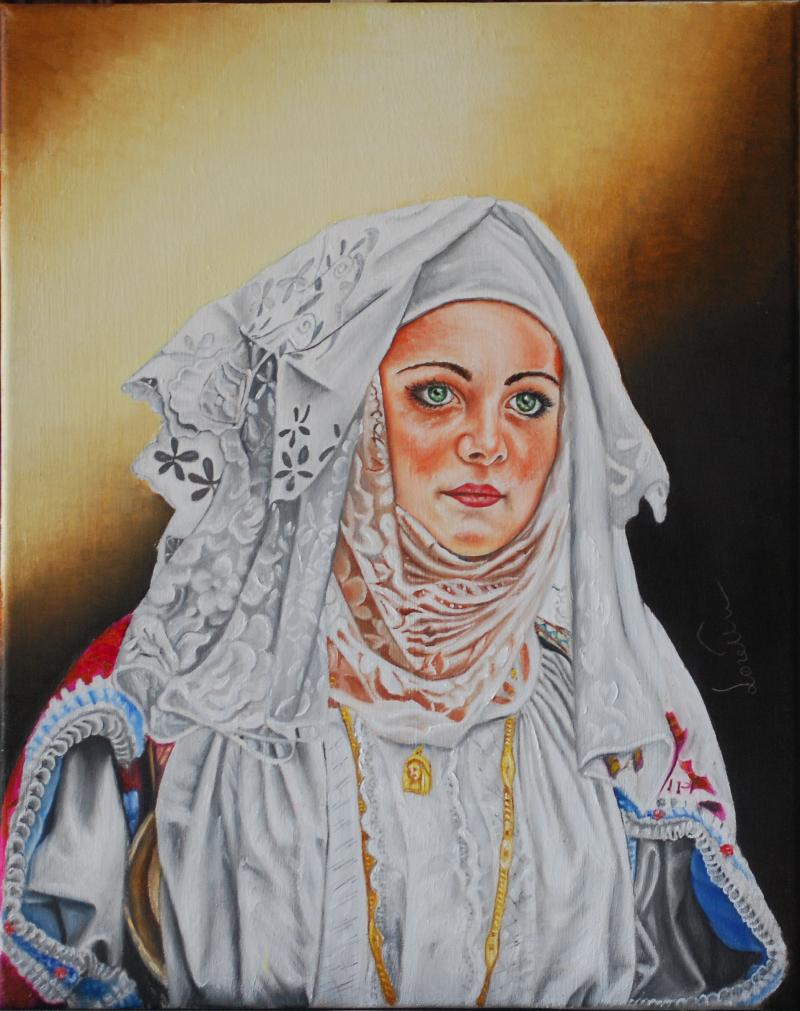 Donna col costume di Sennori