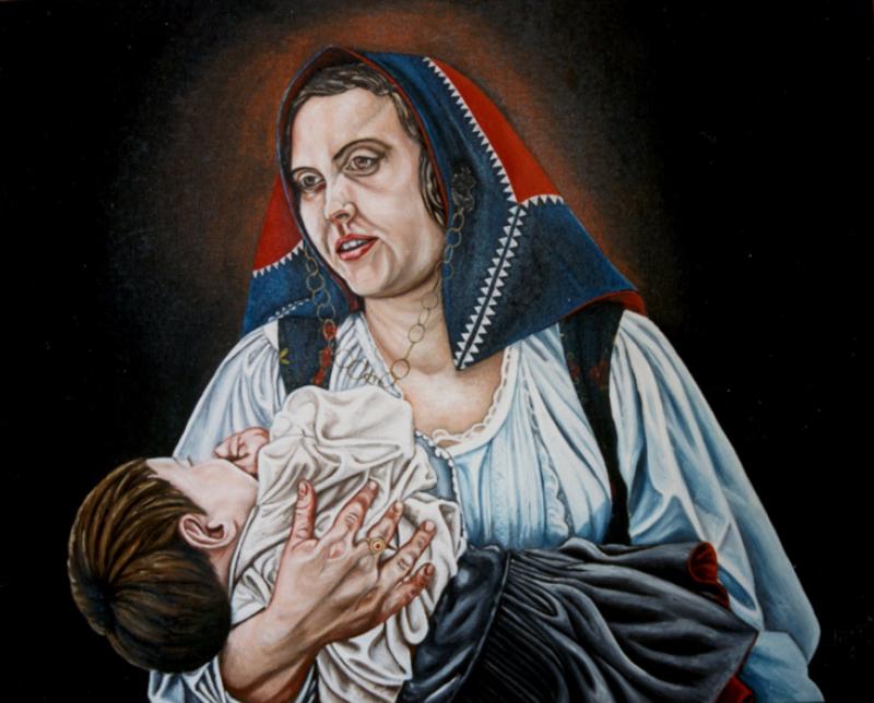 Addormentando il figlio costume di Barisardo