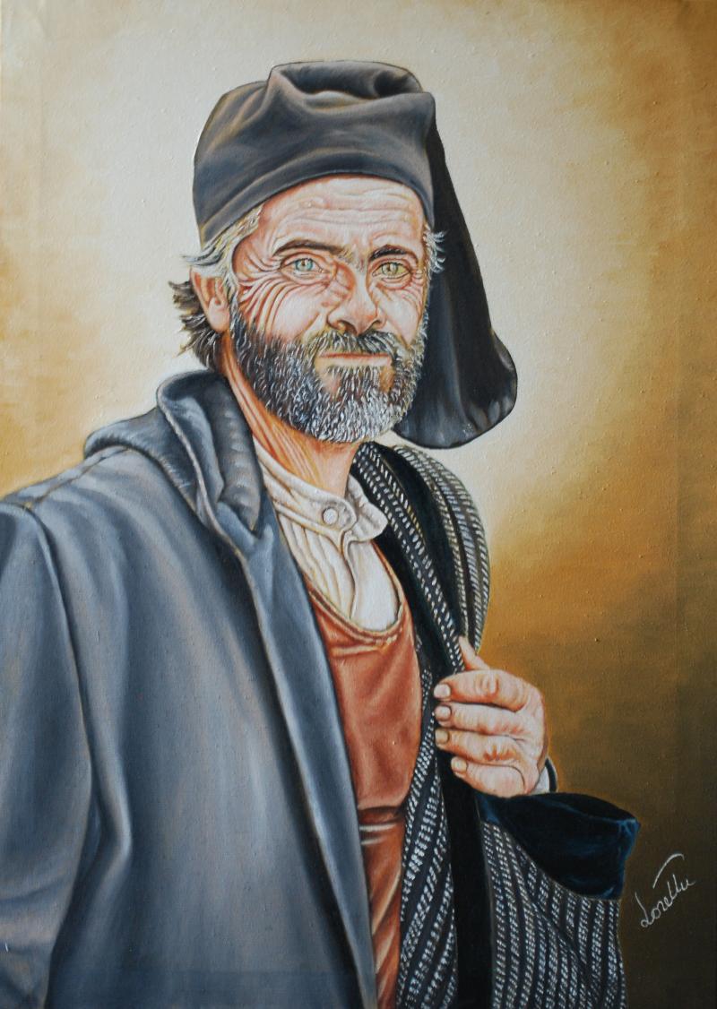 Uomo di Ittireddu - costume di Ittireddu - (ritratto)