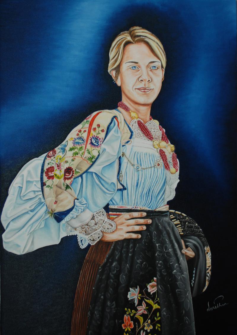 Donna col costume di Oliena (ritratto)