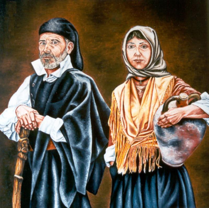 Marito e moglie - costume di S. Antioco