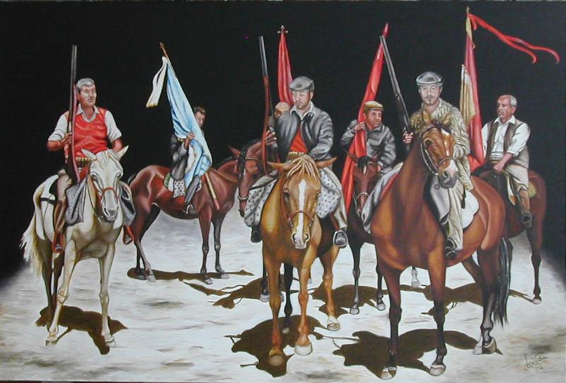 Cavalieri a San Giovanni a Villanova Mont.