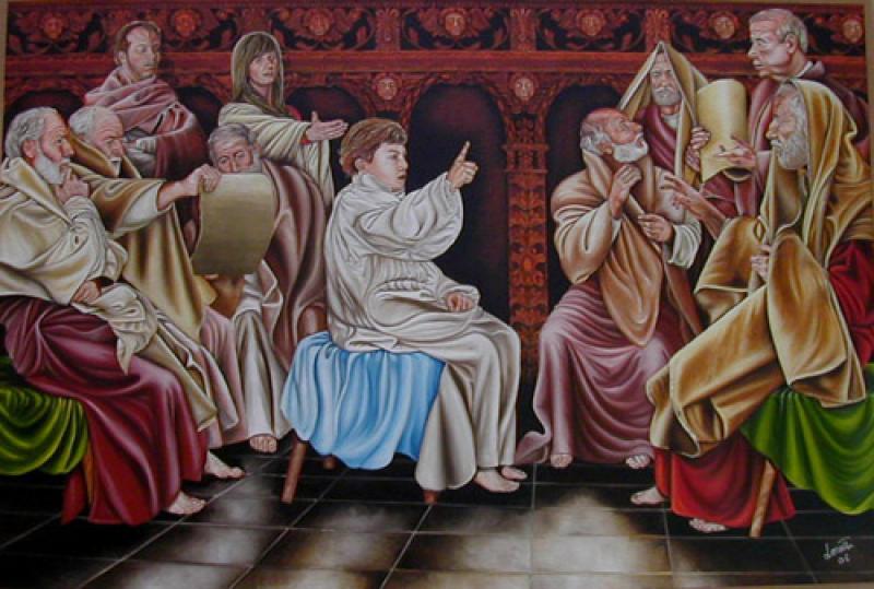 Ritrovamento al tempio. Via Matris - Chiesa di Cristo Re - Ploaghe