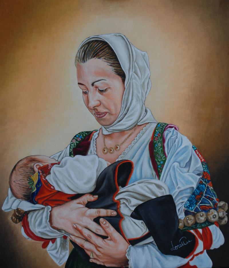 Cullando il figlio, costume di Nule
