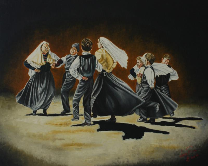 Bambini di Nulvi che ballano