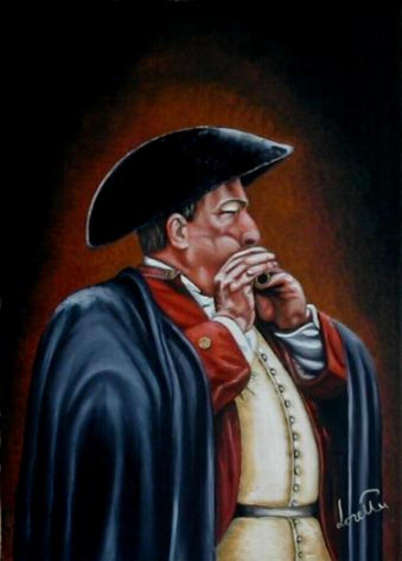 Suonatore di canna sassarese