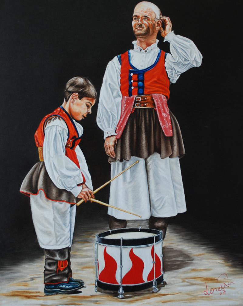Saggio al Tamburo Costume di Oristano