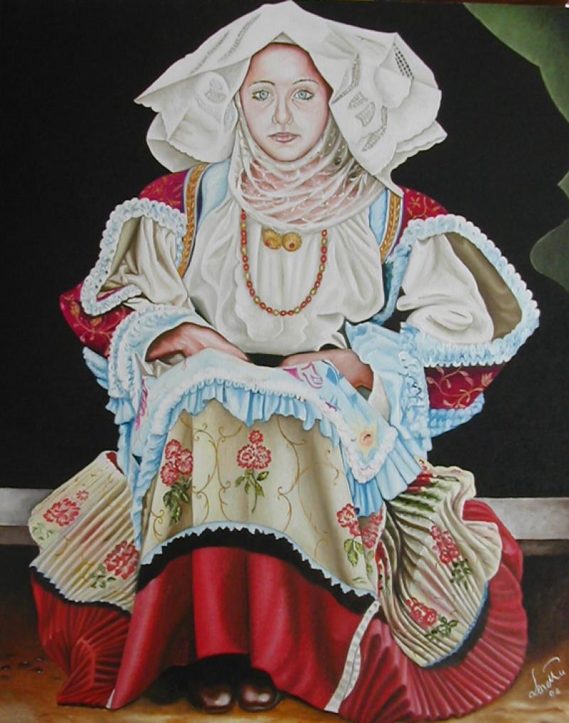 Donna col costume di Sennori